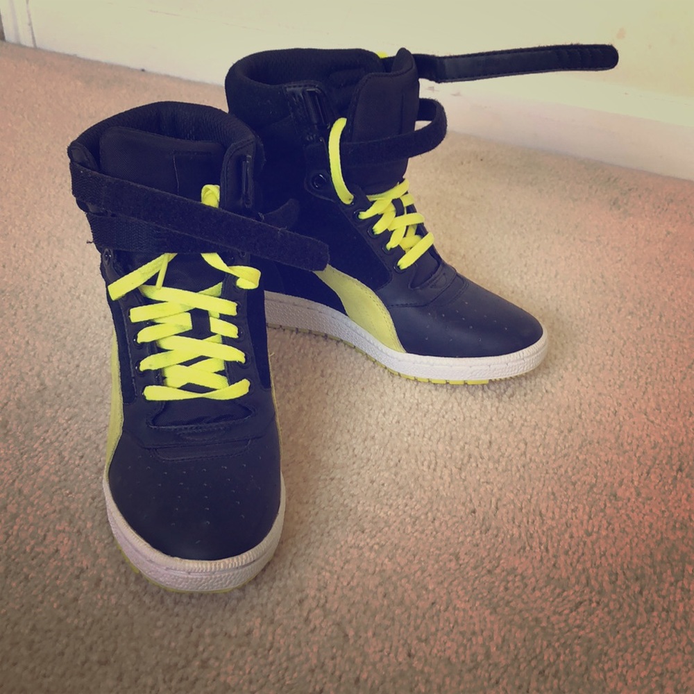 Dope Puma Leather Hi Tops
